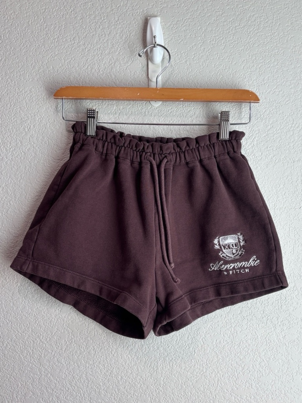 Abercrombie & Fitch Soft A&F Collection Brown Lounge Drawstring Shorts XS